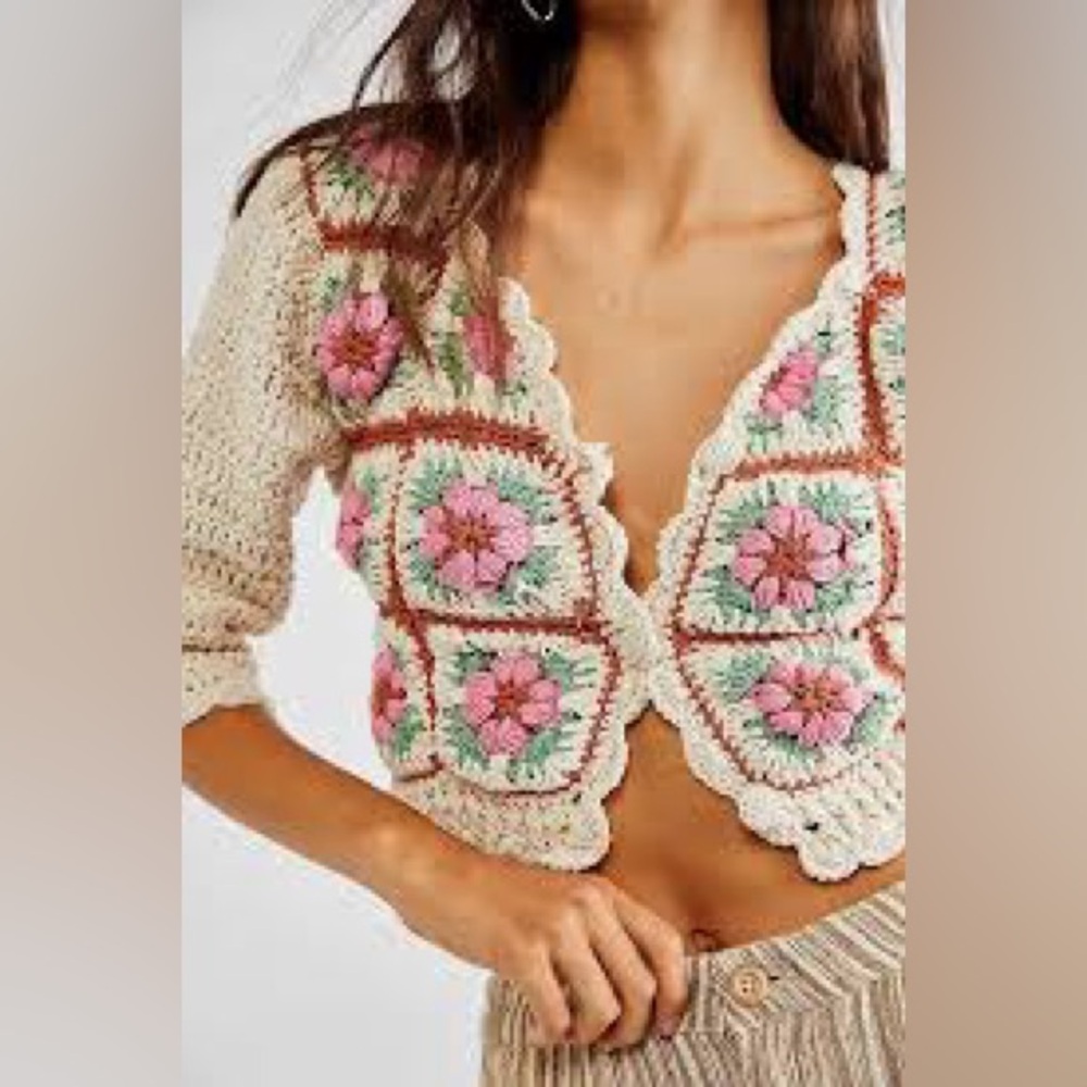 Tach Nuria Crochet Cardigan